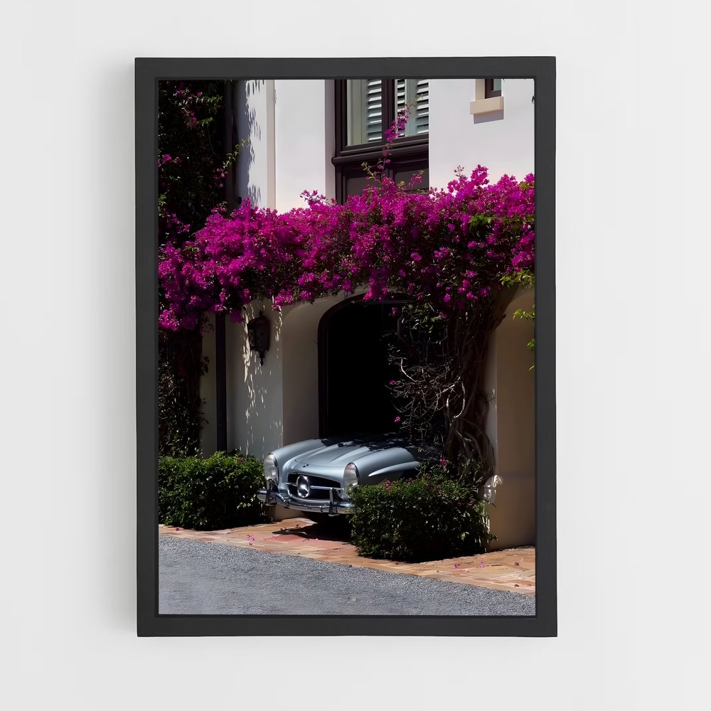 Poster La Route Étoilée – affiche Mercedes (vue 2)